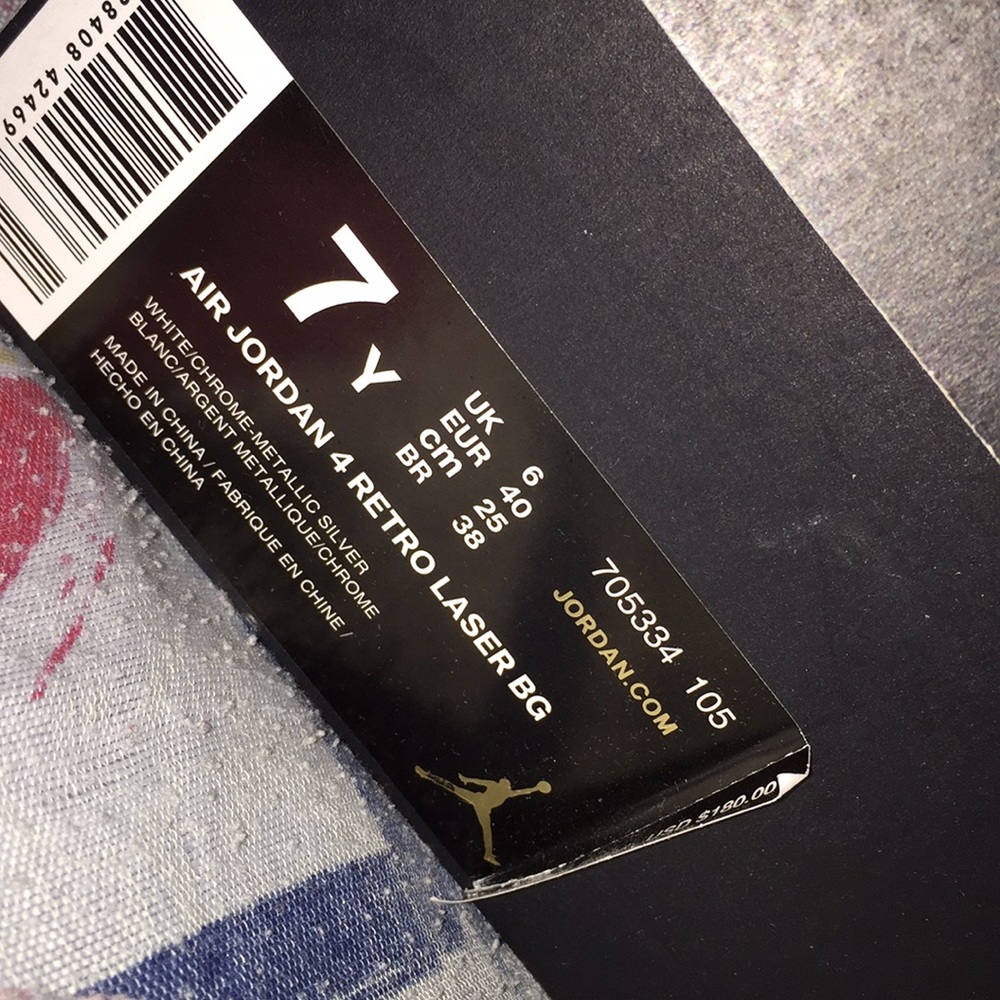 Jordan Retro Laser 4s
